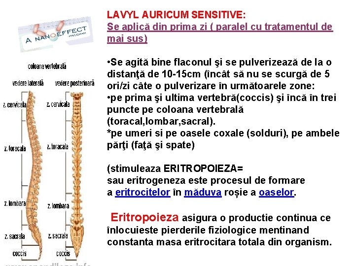 LAVYL AURICUM SENSITIVE: Se aplică din prima zi ( paralel cu tratamentul de mai