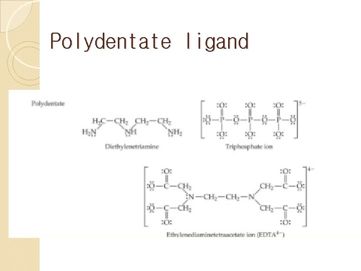 Polydentate ligand 