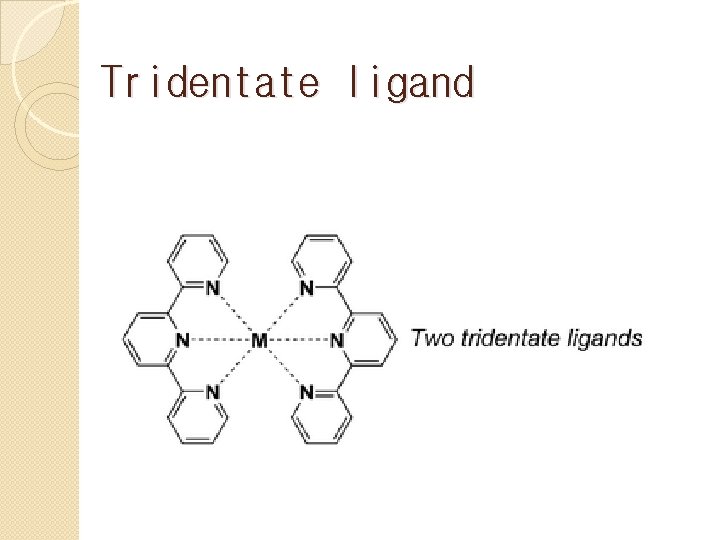 Tridentate ligand 
