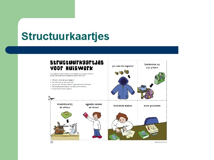 Structuurkaartjes 