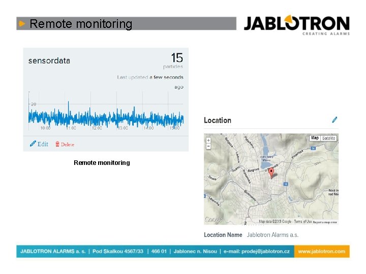 Remote monitoring 