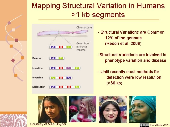 Mapping Structural Variation in Humans >1 kb segments - Structural Variations are Common 12%