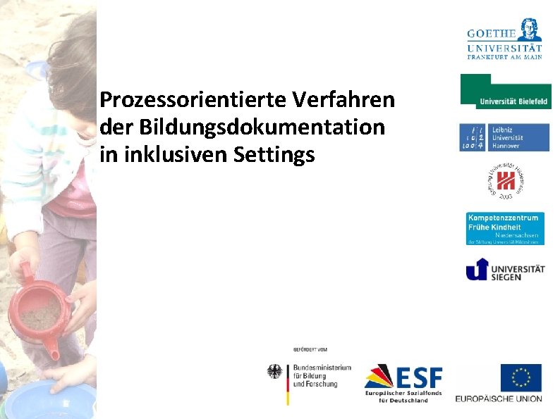 Prozessorientierte Verfahren der Bildungsdokumentation in inklusiven Settings 