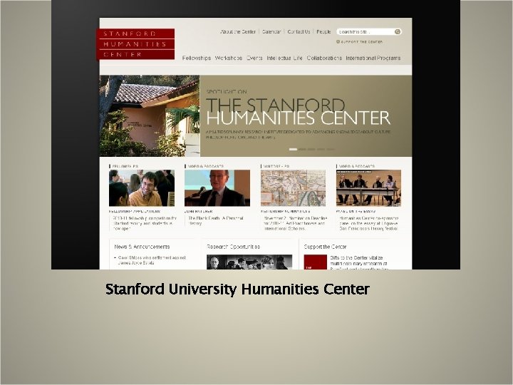 Stanford University Humanities Center 