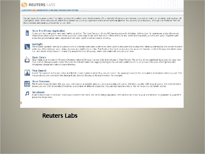Reuters Labs 