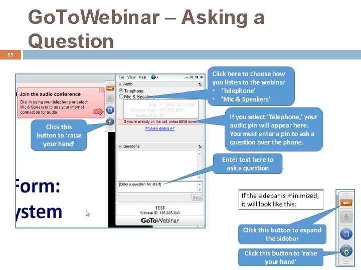 65 Go. To. Webinar – Asking a Question 