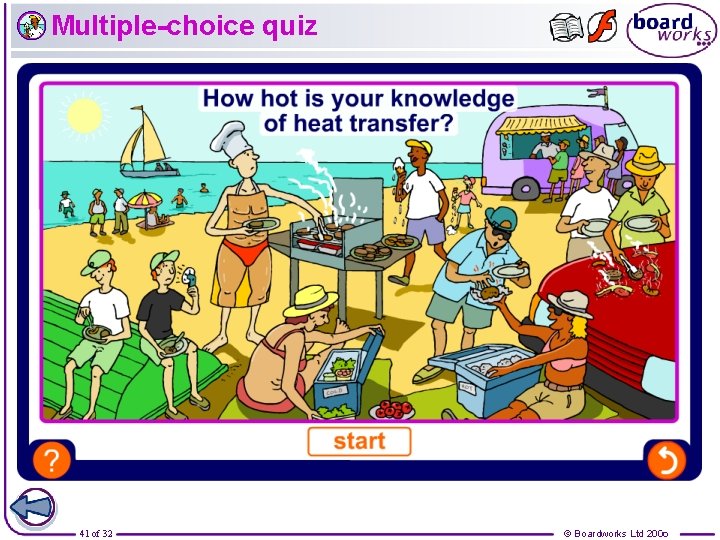 Multiple-choice quiz 41 of 32 © Boardworks Ltd 2006 