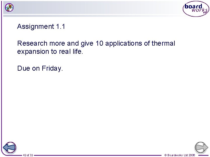 Assignment 1. 1 Research more and give 10 applications of thermal expansion to real
