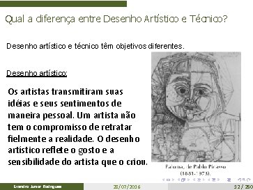 Qual a diferença entre Desenho Artístico e Técnico? Desenho artístico e técnico têm objetivos
