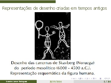 Representações de desenho criadas em tempos antigos Evandro Junior Rodrigues 28/07/2016 8 / 250