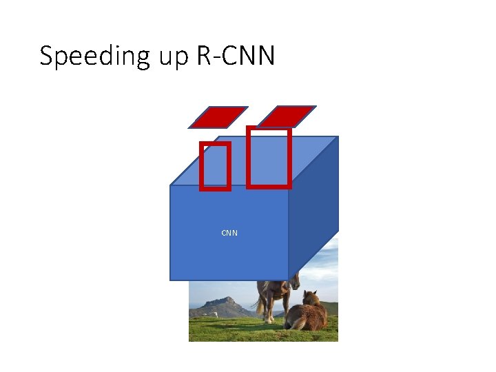 Speeding up R-CNN 