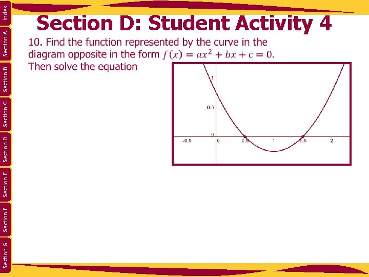 Section G Section F Section E Section D Section C Section B Section A