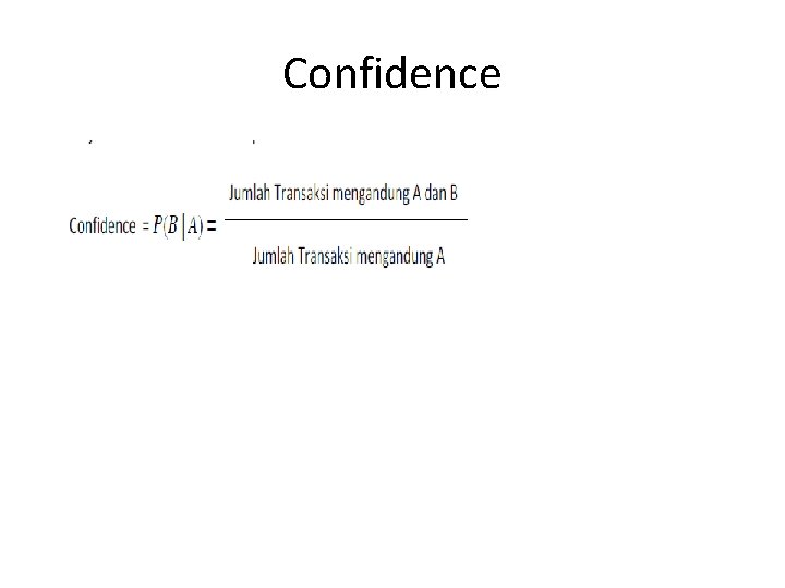 Confidence 