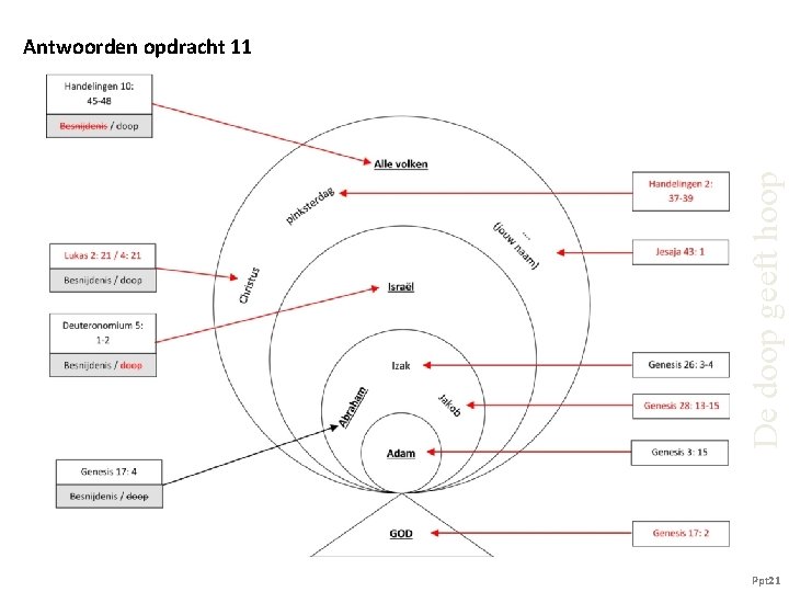 De doop geeft hoop Antwoorden opdracht 11 Ppt 21 