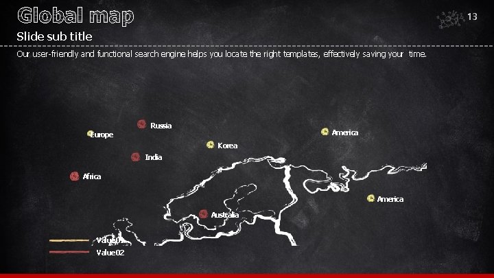 13 Slide sub title Our user-friendly and functional search engine helps you locate the