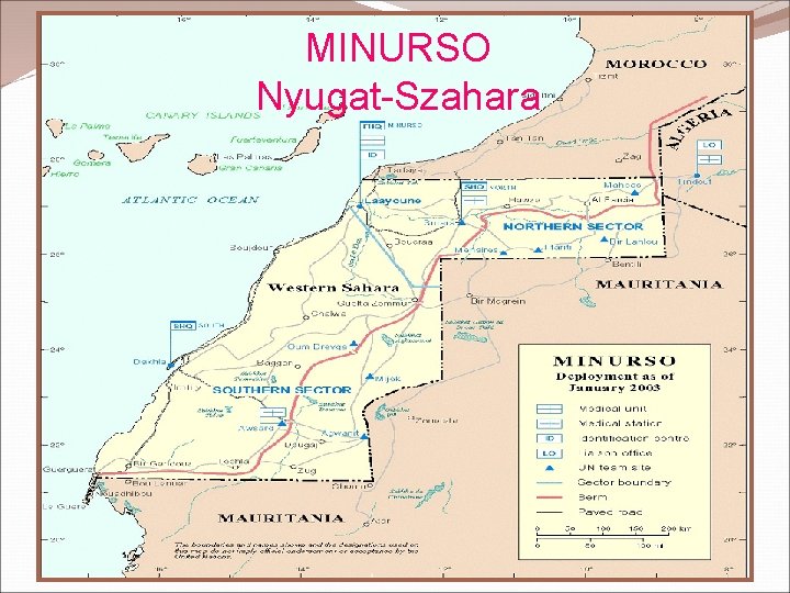  MINURSO Nyugat-Szahara 