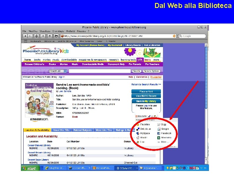 Dal Web alla Biblioteca Susanna Giaccai, Roma 26 maggio 2008 