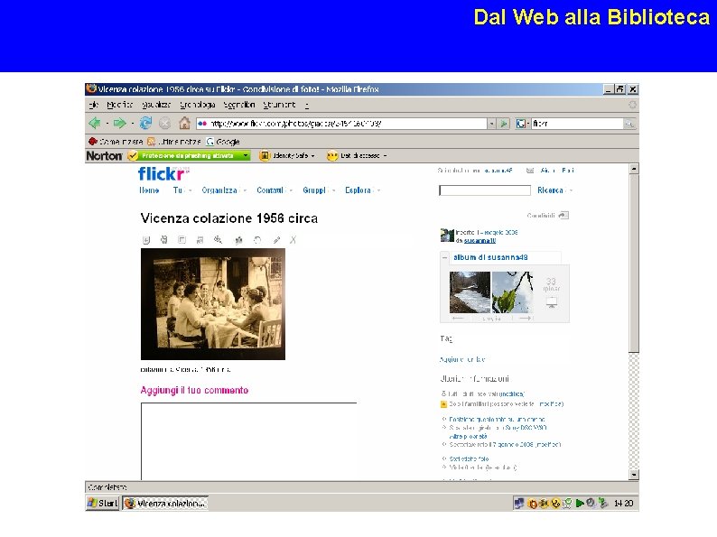 Dal Web alla Biblioteca Susanna Giaccai, Roma 26 maggio 2008 