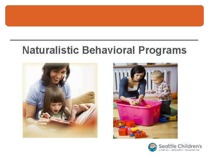 Naturalistic Behavioral Programs 