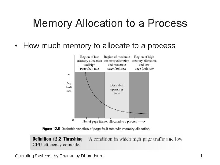 Memory Allocation to a Process • How much memory to allocate to a process