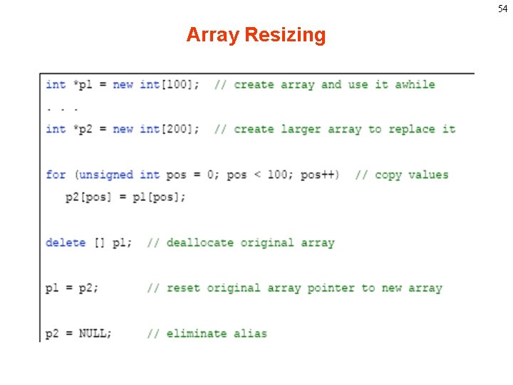 54 Array Resizing 