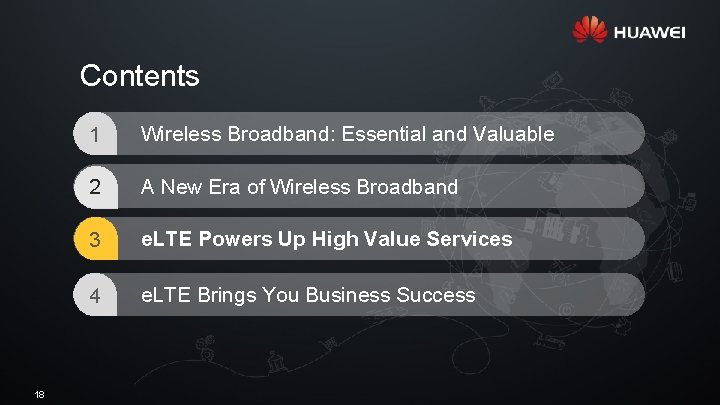 Contents 18 1 Wireless Broadband: Essential and Valuable 2 A New Era of Wireless