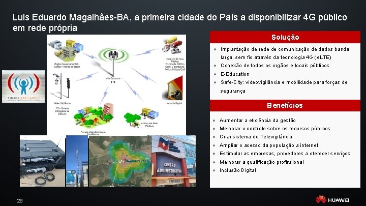 Luis Eduardo Magalhães-BA, a primeira cidade do País a disponibilizar 4 G público em