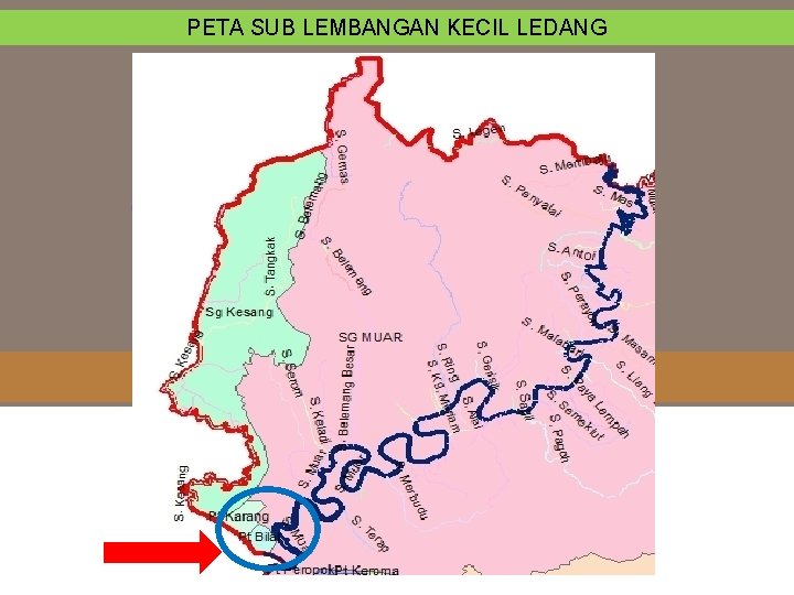 PETA SUB LEMBANGAN KECIL LEDANG 