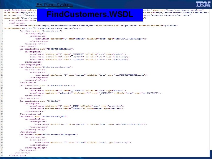 IBM Power Systems Find. Customers. WSDL © 2008 IBM Corporation 