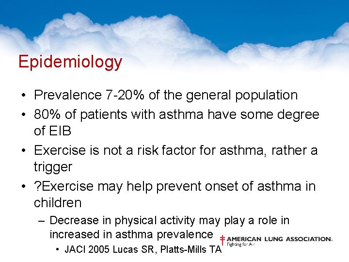 Epidemiology • Prevalence 7 -20% of the general population • 80% of patients with