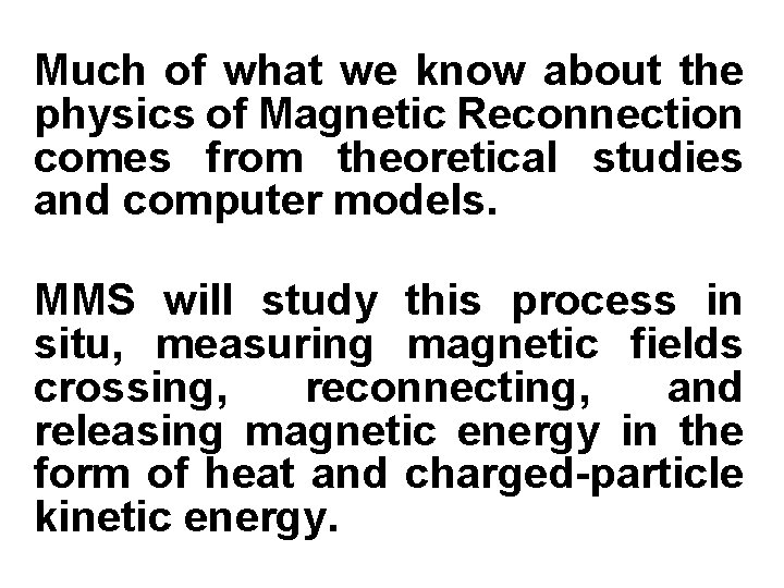 Much of what we know about the physics of Magnetic Reconnection comes from theoretical