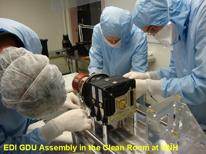 SMART Title EDI GDU Assembly in the Clean Room at UNH 
