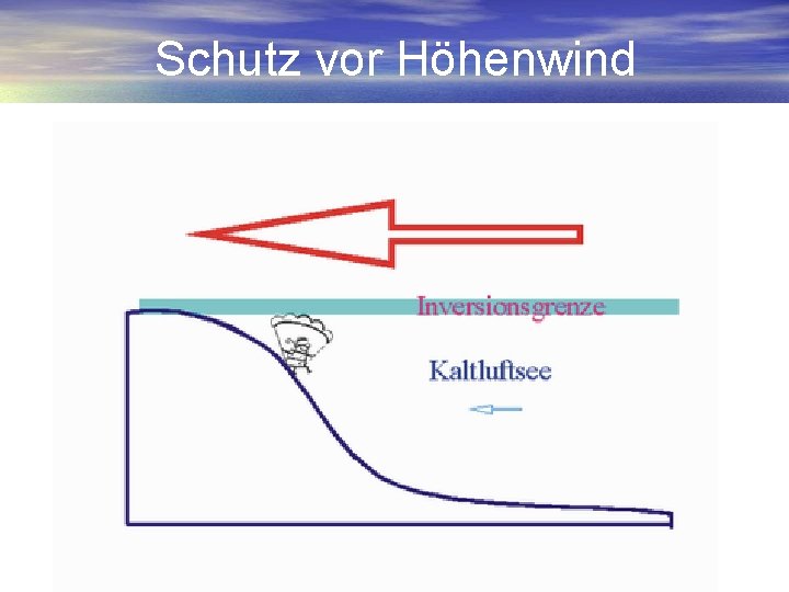 Schutz vor Höhenwind 