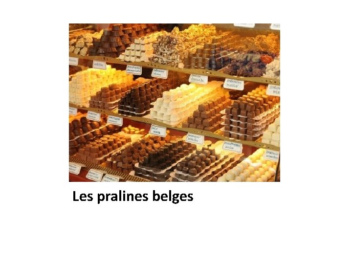 Les pralines belges 