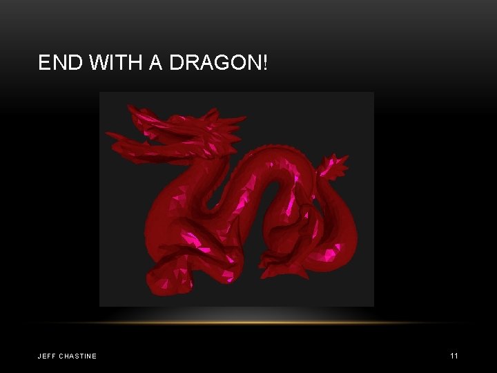 END WITH A DRAGON! JEFF CHASTINE 11  END WITH A DRAGON! JEFF CHASTINE 11