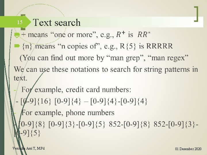 15 Text search Veronika Asri T, M. Pd 01 Desember 2020 