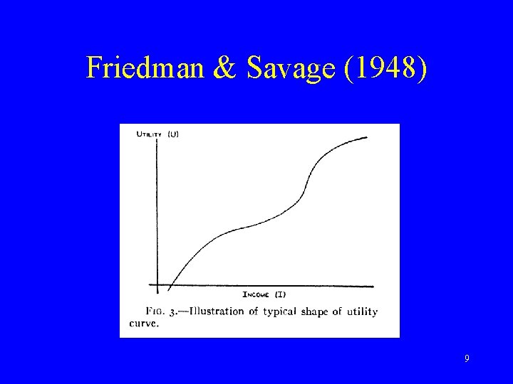 Friedman & Savage (1948) 9 