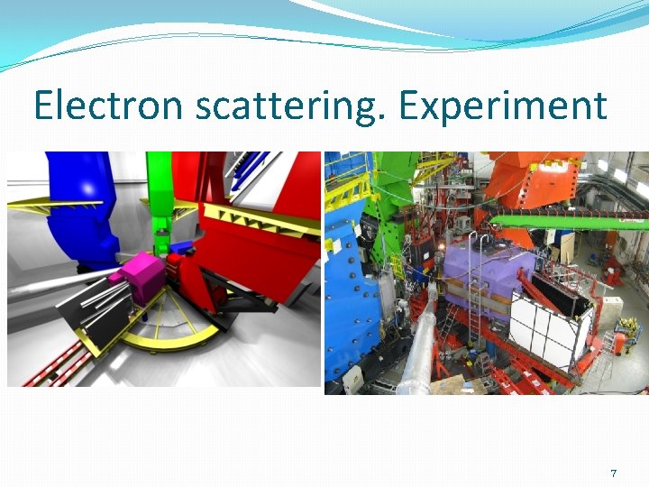 Electron scattering. Experiment 7 Electron scattering. Experiment 7