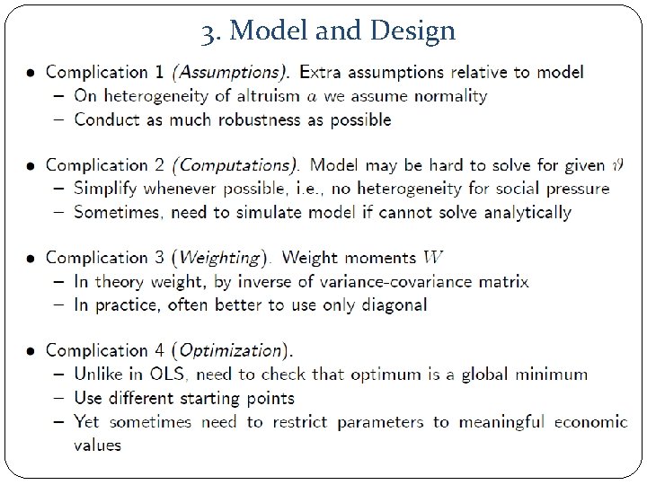 3. Model and Design 