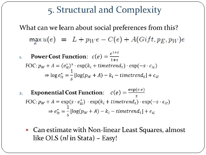 5. Structural and Complexity 