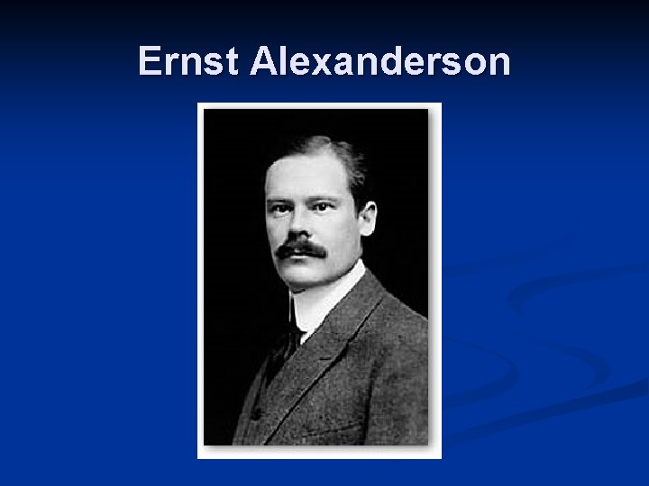 Ernst Alexanderson 