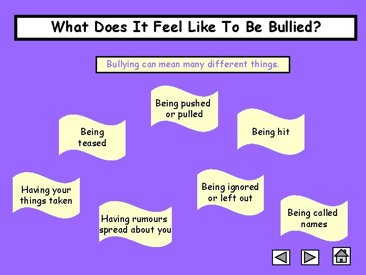 What Does It Feel Like To Be Bullied? Bullying can mean many different things.