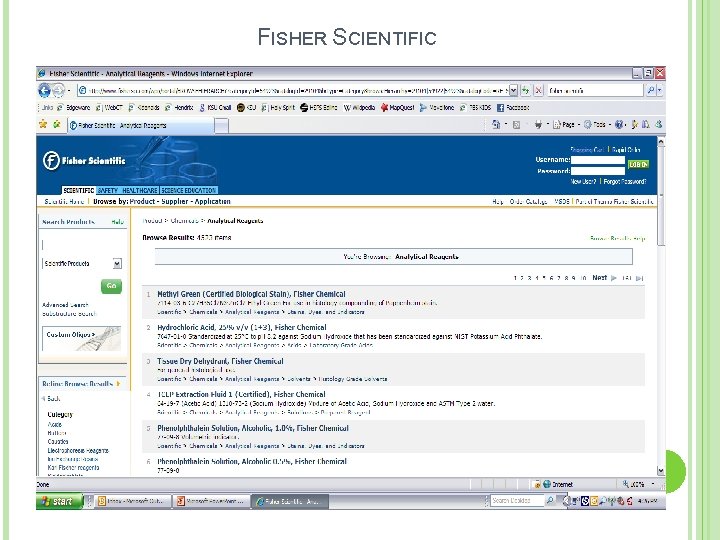 FISHER SCIENTIFIC 