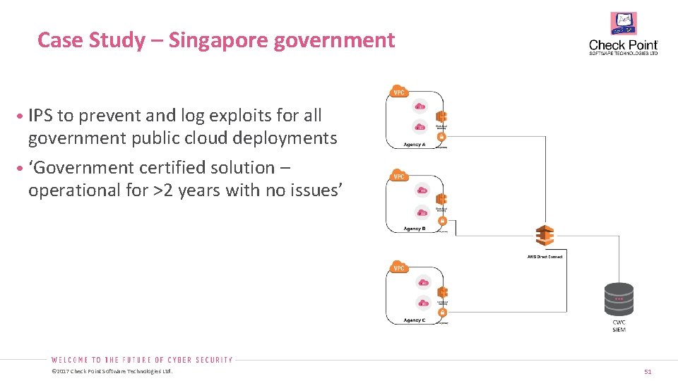 Case Study – Singapore government • IPS to prevent and log exploits for all