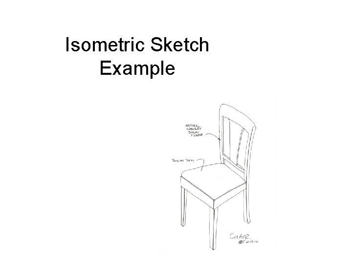 Isometric Sketch Example 