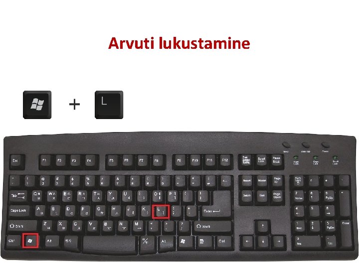 Arvuti lukustamine 