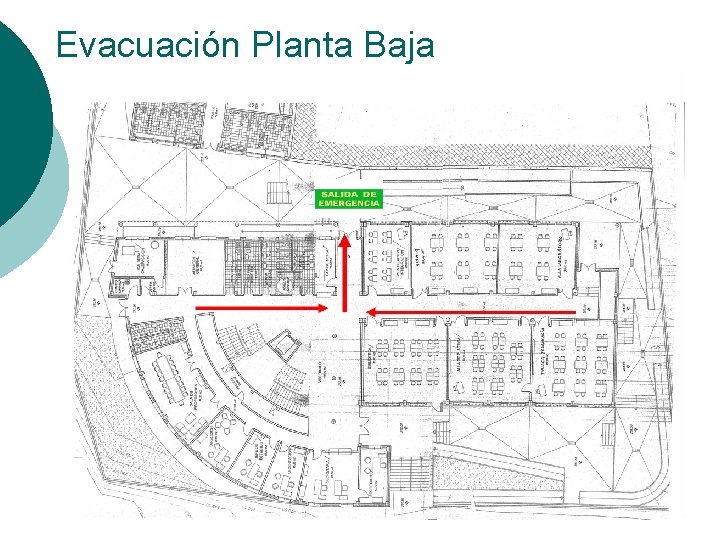Evacuación Planta Baja 