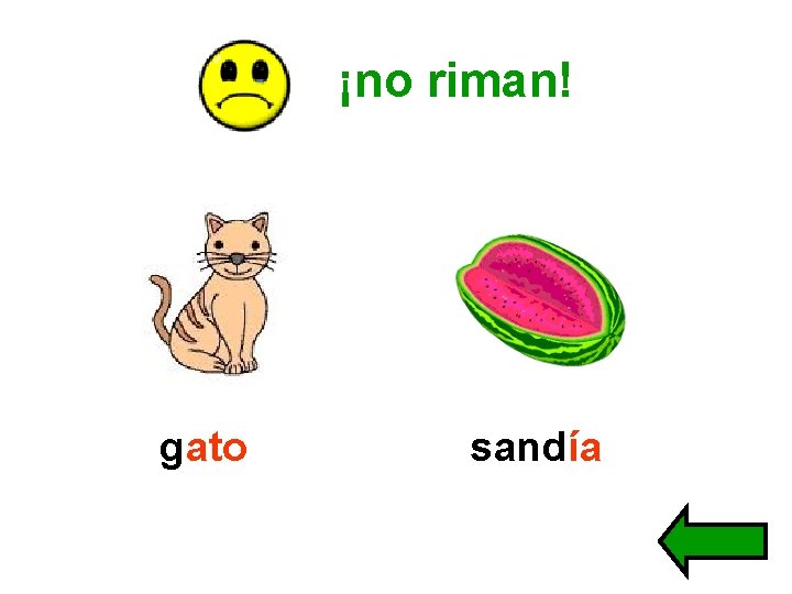 ¡no riman! gato sandía 
