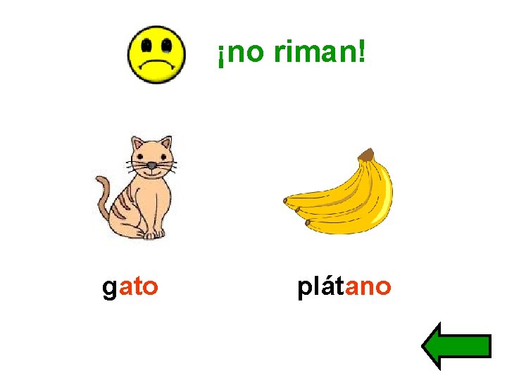 ¡no riman! gato plátano 