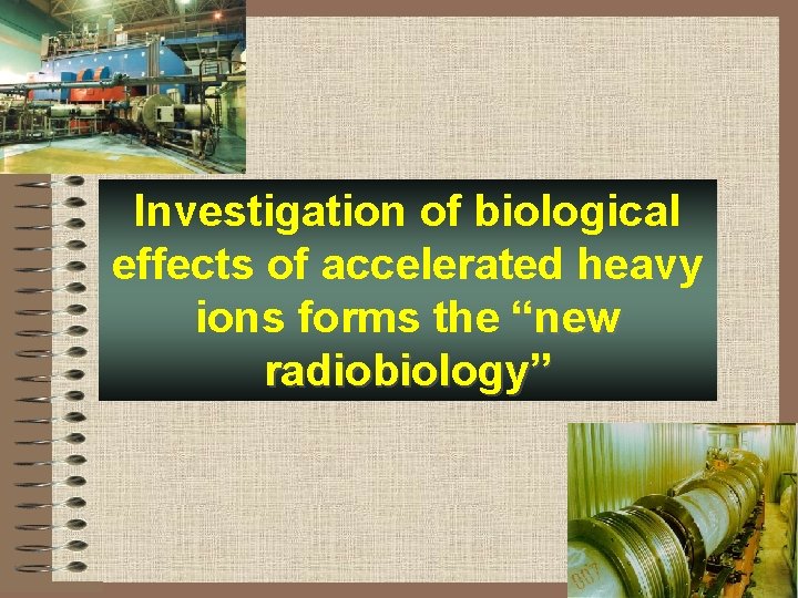 Investigation of biological effects of accelerated heavy ions forms the “new radiobiology” 20 